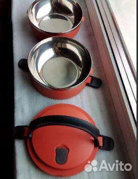 Контейнер для обеда (на 2 блюда )