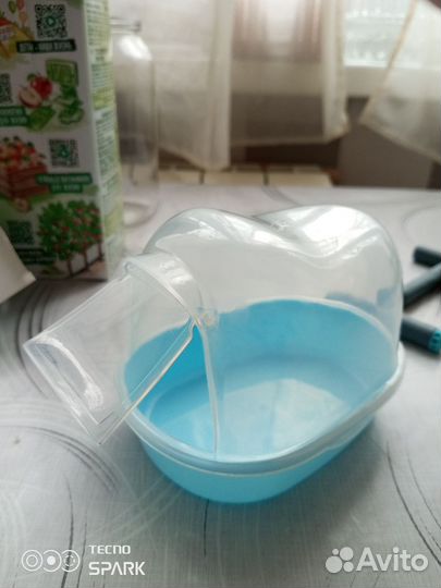 Потока и ванна для грызунов