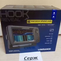 Эхолот Lowrance Hook Reveal7 с датчиком Tripleshot