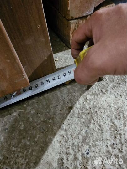 Дверь входная бу деревянная с коробкой