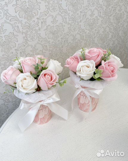 Букет из мыла на 8 марта