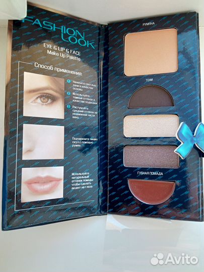 Палетка теней румяна. Карандаши