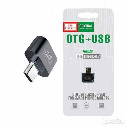 Адаптер OTG Earldom ET-OT40 Micro silver