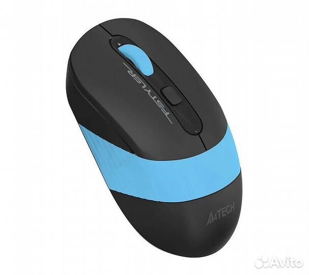 Беспроводная мышь A4Tech Fstyler FG10, черный/сини