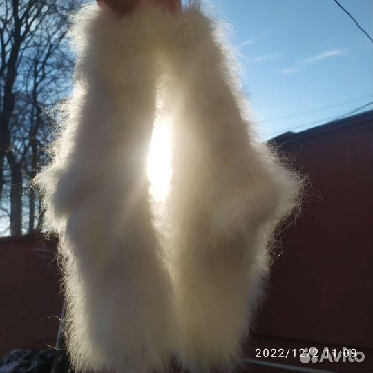 Носки супер теплые пуховые пинетки кролик ангора