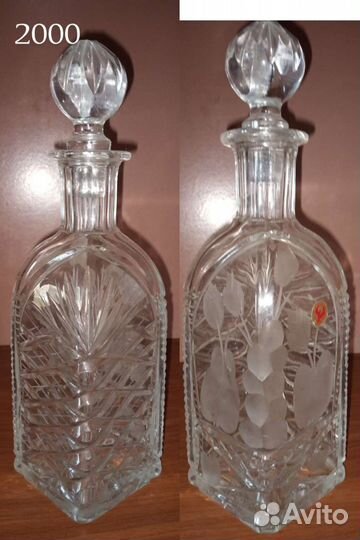 Графины штофы стекло керамика