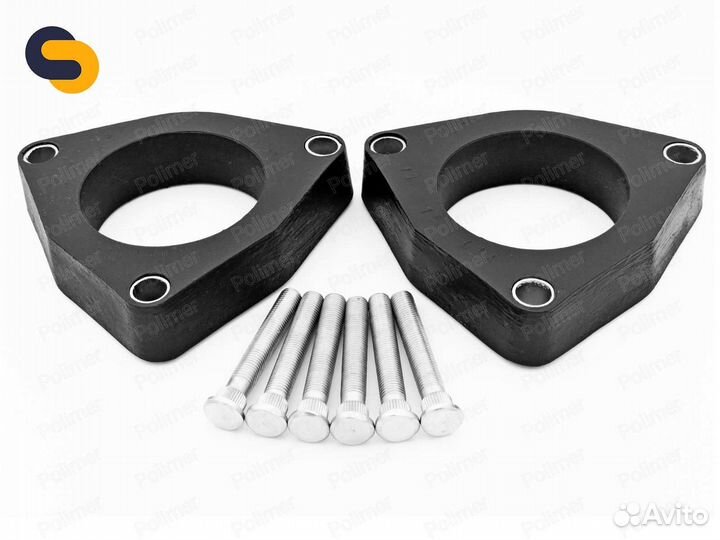 86-15-007/30 - Проставки увеличения клиренса передних стоек dongfeng - полиуретан 30 мм