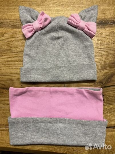 Комплект шапка, снуд