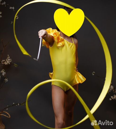 Купальник 130-150см для гимнастики, танцев