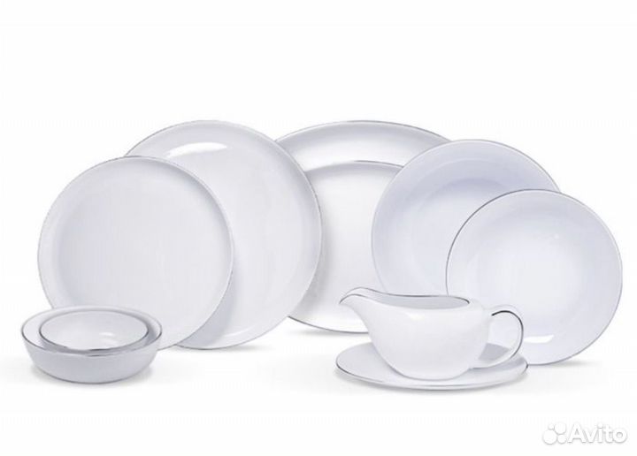Набор столовой посуды новый на 12 персон 54 пр
