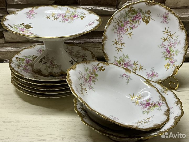 Антикварный набор из 9 предметов, Франция