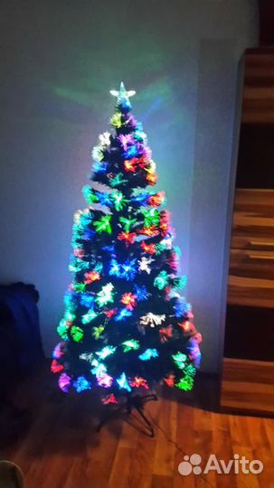 Елка новогодняя со встроенной гирляндой