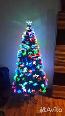 Елка новогодняя со встроенной гирляндой