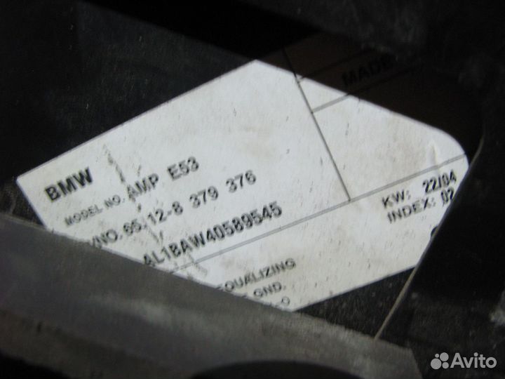 Усилитель музыкальный бмв Х5 е53