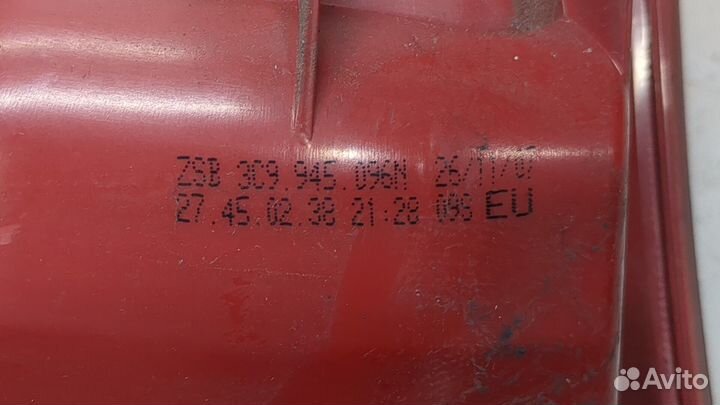 Фонарь (задний) правый Volkswagen Passat 6, 2007