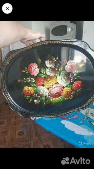 Большой поднос Жостово