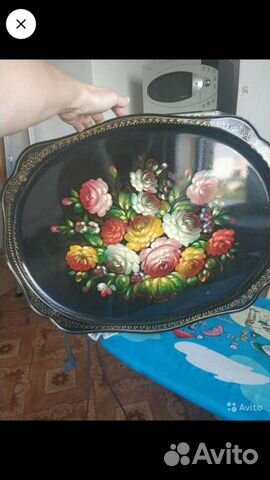 Большой поднос Жостово