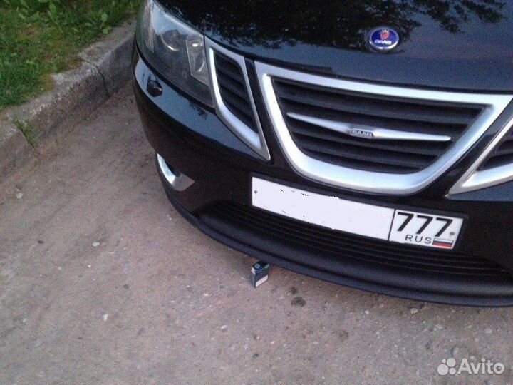 Сплиттер переднего бампера Saab 9-3 с 2008