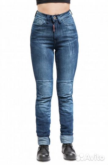Мотоджинсы EF56 Zena Slim Fit синий