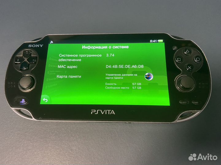Карта памяти PS Vita на 64GB