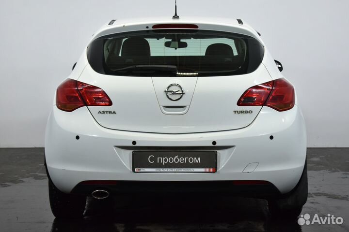 Opel Astra 1.4 AT, 2011, 114 000 км