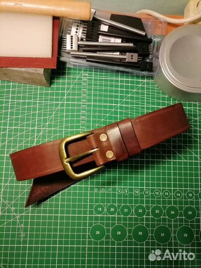 Ремень кожаный