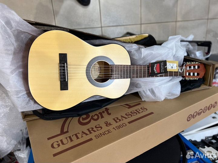 Классическая гитара 1/2 Cort AC50-wbag-OP Classic