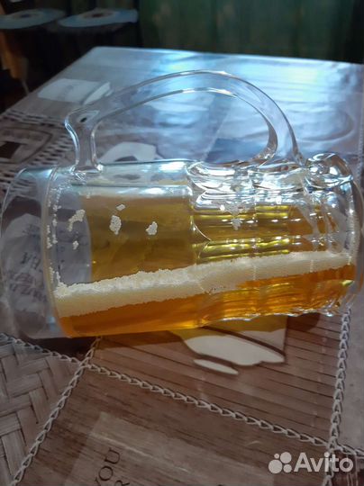 Пивная кружка с охлаждающими стенками 650мл