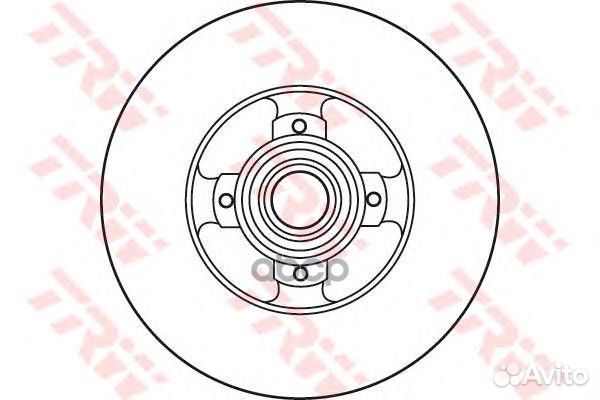 Диск торм.citroen berlingo (B9) 1.6 2008/04