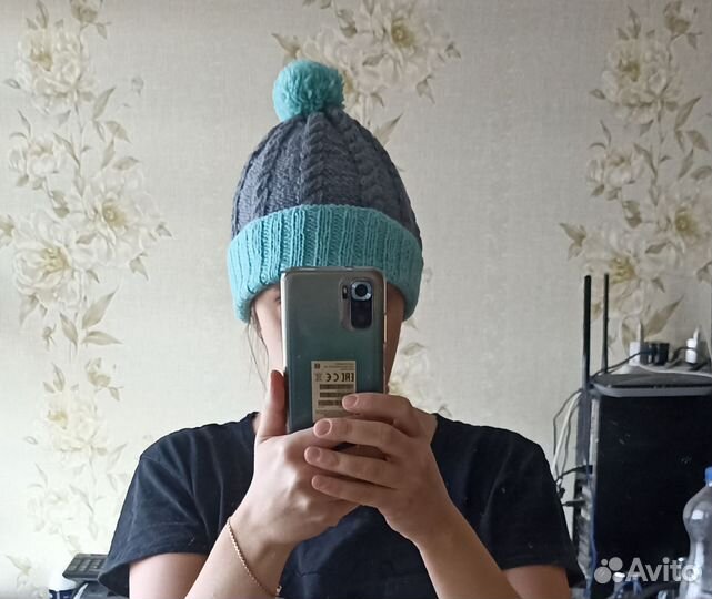 Комплект шапка и снуд демисезон