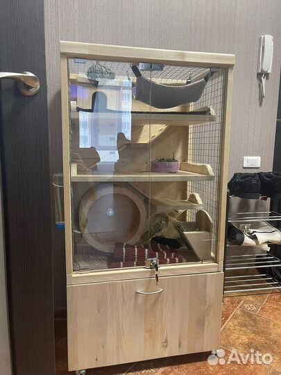 Клетка витрина для грызунов