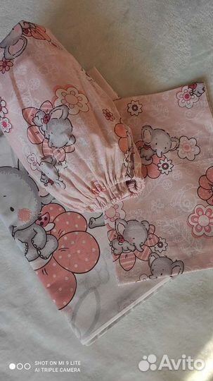 Детское постельное белье новое 60*120