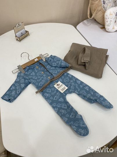 Комплект на выписку для мальчика