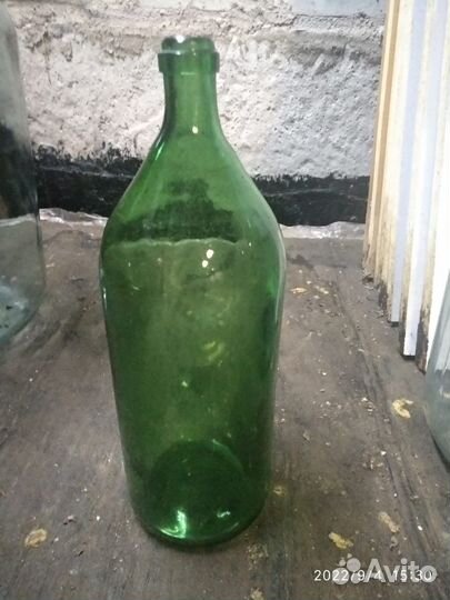 Бутыль стеклянная