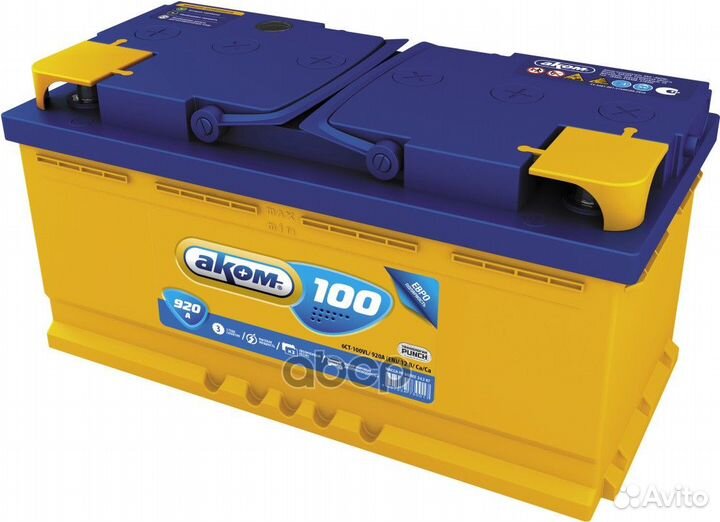 Аккумуляторная батарея 4607034730598 аком