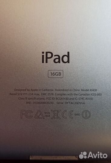Планшет iPad 3 Gen 16 gb wifi + 3G
