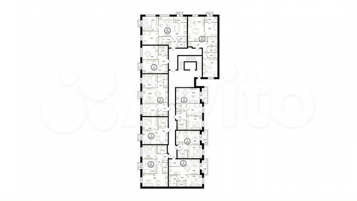 2-к. квартира, 64,6 м², 2/4 эт.