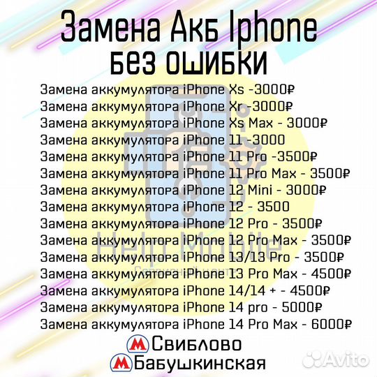 Замена аккумулятора iPhone без ошибки и с ошибкой
