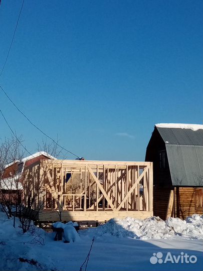 Каркасные дома и свайный фундамент
