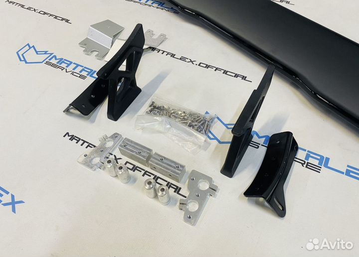 Спойлер BMW M4 F82, GTS стиль, черный глянец