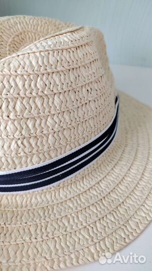 Соломенная шляпа детская