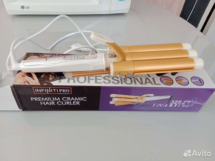 Плойка тройная для волос