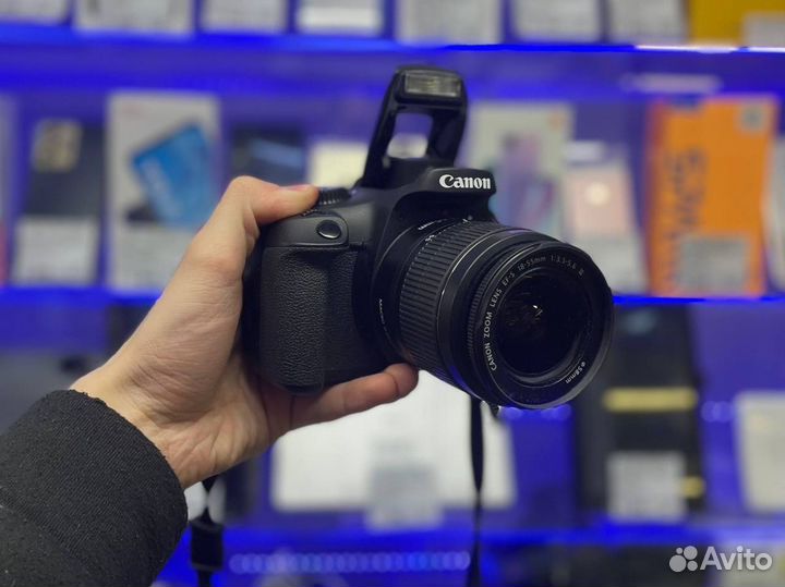 Фотоаппарат Canon EOS 4000D Kit 18-55mm III черный