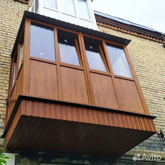 Пластиковые балконы собственное производств