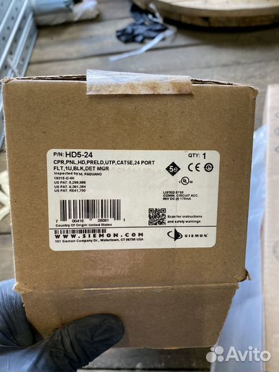 Патч панель Siemon HD5-24