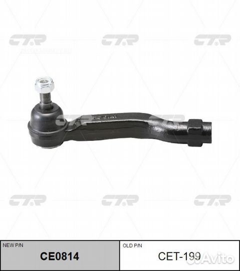 CTR CE0814 / CET-199 Наконечник рулевой тяги лев