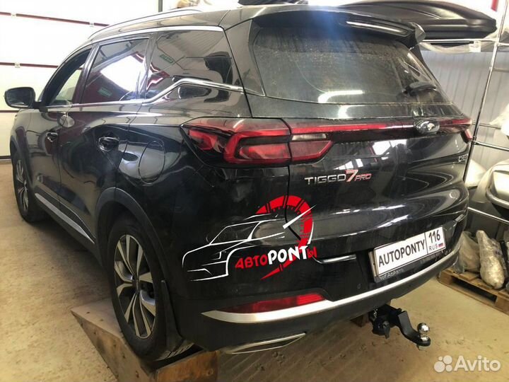 Фаркоп Chery Tiggo 7 PRO легкосъемный квадрат