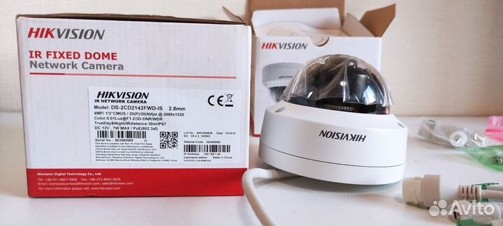 IP камеры hikvision ds-2cd2142fwd-is 2.8mm
