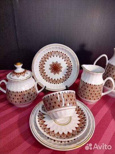 Кофейный сервиз, Рига фарфор