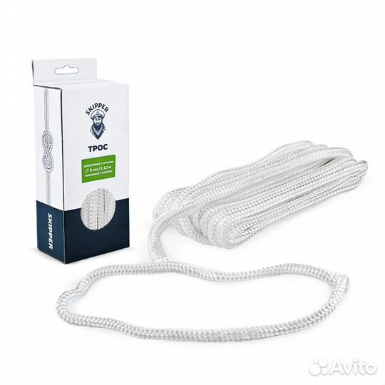 Трос швартовый с огоном Skipper плетеный, 14мм